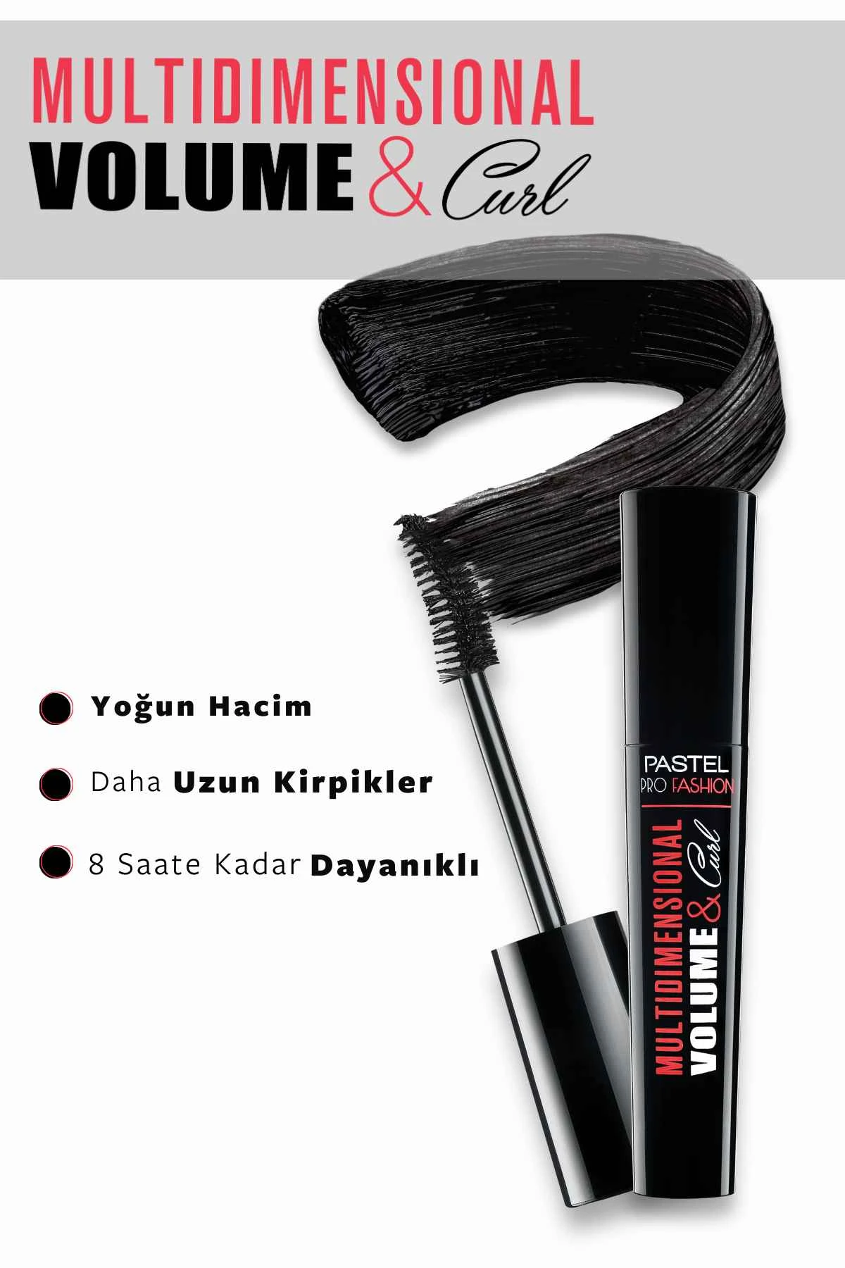 ریمل پاستل مدل Multidimensional Volume – حجم‌دهنده چندبعدی