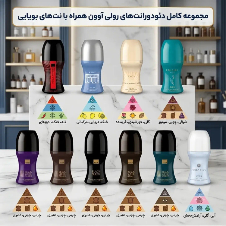 رولآن آنتیپرسپیرانت زنانه و مردانه آون (Aun)